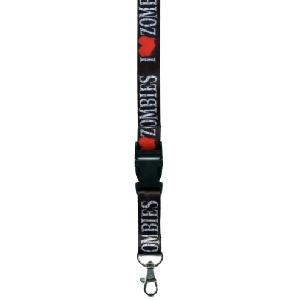 I Heart Zombies Lanyard Image