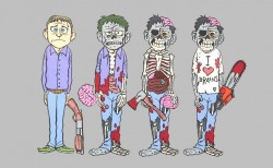 zombie-gift-Zombie-Dress-Up-Wall-Decals-B