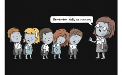 b-Remember-Little-Zombies-No-Running_zombie-t-shirt-zombie-gifts
