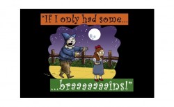 B-If-I-Only-Had-Some-Braaains-zombie-t-shirt
