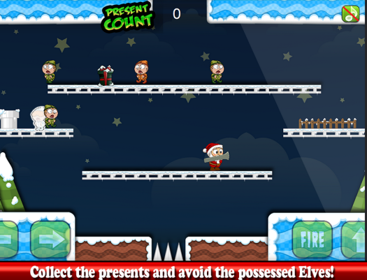 Santa vs. the Zombies Free Android Zombies Christmas game