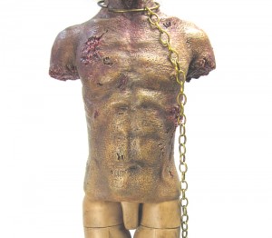 Walking Dead Michonne's Pet Zombies figures Three Zero Review - Skin