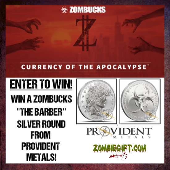 Zombie Giveaway Zombucks The Barber Giveaway