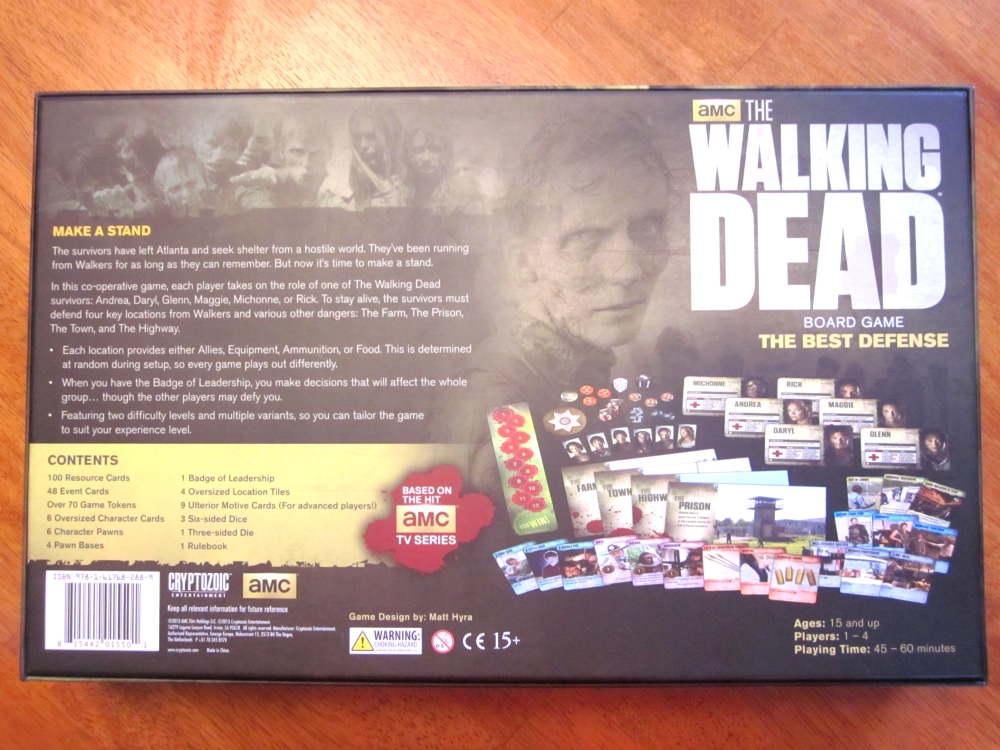 The Walking Dead The Best Defense Board Game Re