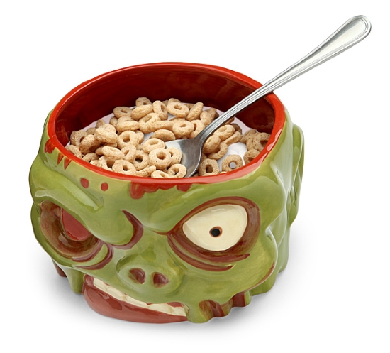 Zombie Product Review - Ceramic Zombie Head Bowl With Product Photos