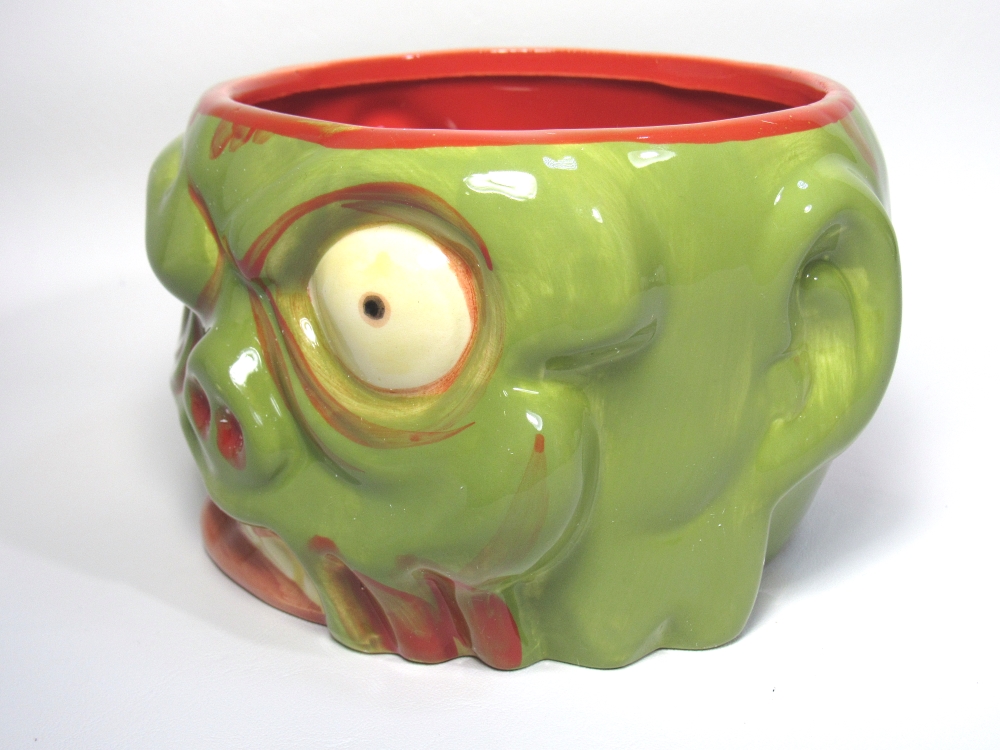 Zombie Product Review Ceramic Zombie Head Bowl