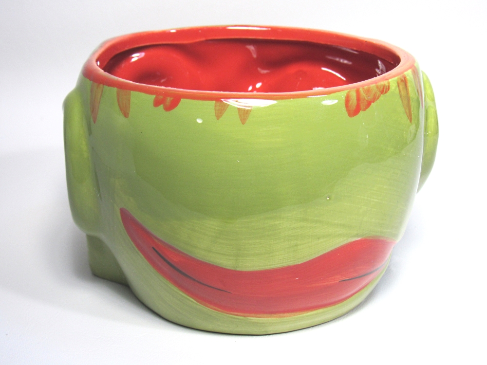 Ceramic Zombie Head Bowl