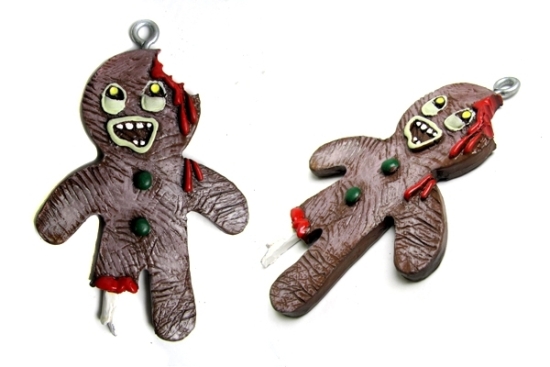 Gingerbread-Zombie-Christmas-Ornament-zombie-gift-zombie-gifts