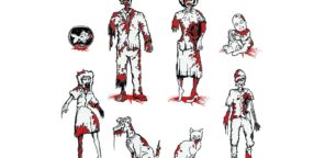 Zombie Family Car Decals