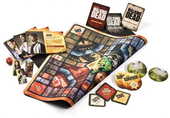 The Walking Dead board game contents