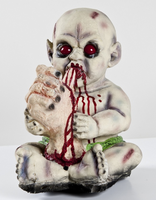 Thumb Sucker Zombie Baby Prop