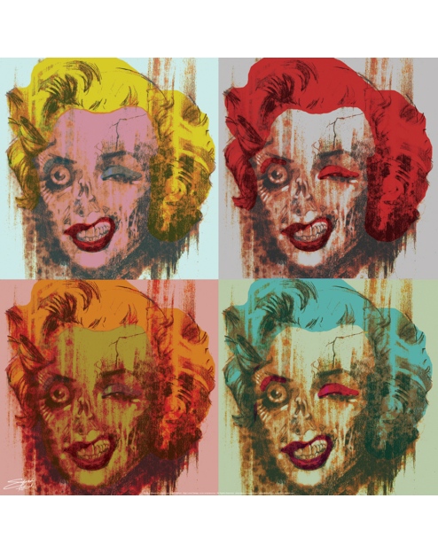 Stephen Fishwick 'Marilyn Zombie' Poster