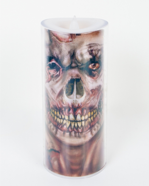 8 inch Zombie Pillar Candle
