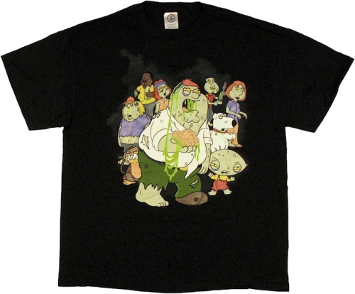 Family Guy Zombies T-Shirt