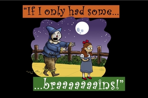 If-I-Only-Had-Some-Braaains-zombie-t-shirt