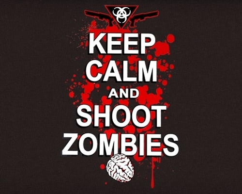 Keep-Calm-and-Shoot-Zombies_Zombie-T-shirt-zombie-tees-zombie-shirt