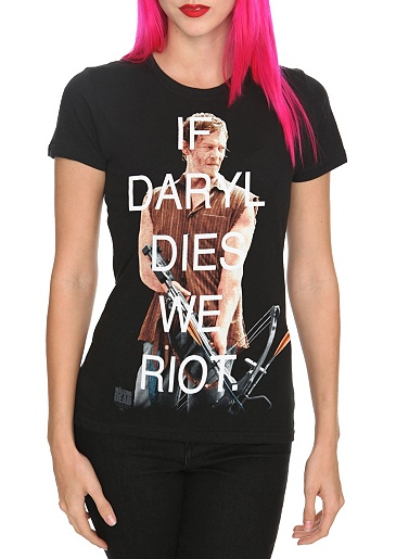 If-Daryl-Dies-We-Riot-The-Walking-Dead-T-Shirt