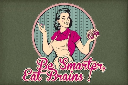 Be-Smarter-Eat-Brains-zombie-t-shirt