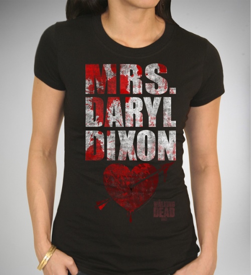 The Walking Dead 'Mrs. Daryl Dixon' Junior Fitted Tee