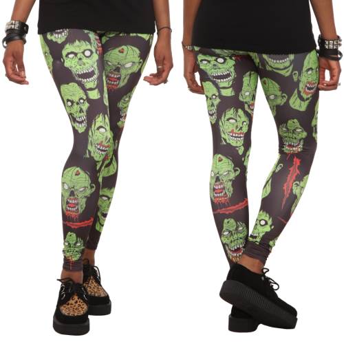 1-zombie-leggings-zombie-head-leggings