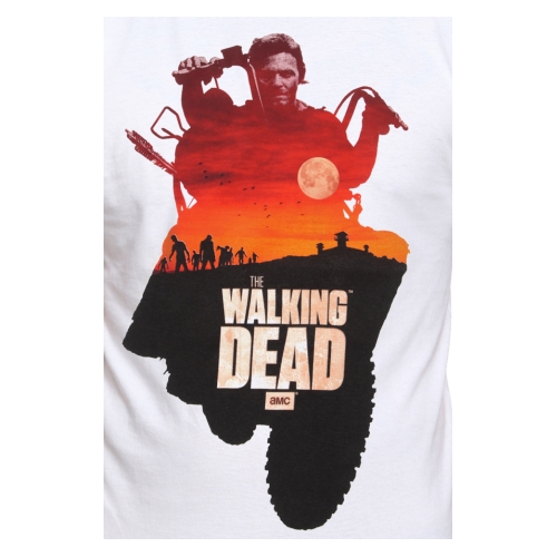 Detail-zombie-gifts-walking-dead-daryl-dixon-t-shirt-on-motor-cycle