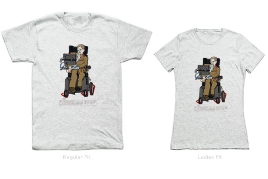 The Hawking Dead zombie stephen hawking t-shirt