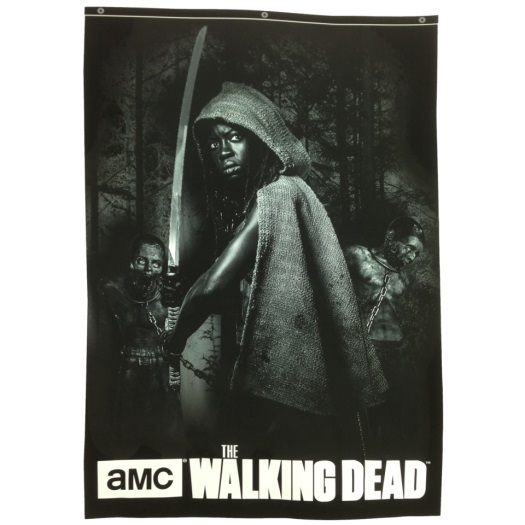 Walking Dead Michonne Wall Banner Fabric Poster