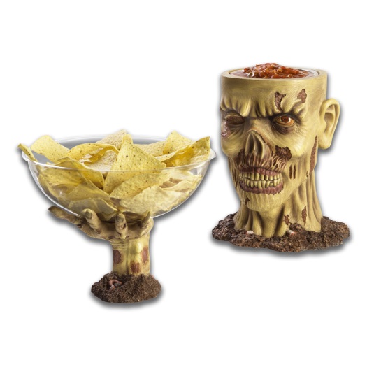 zombie chip n dip zombie chip and dip serving set