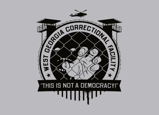 Walking Dead West Georgia Correctional Facility Shirt