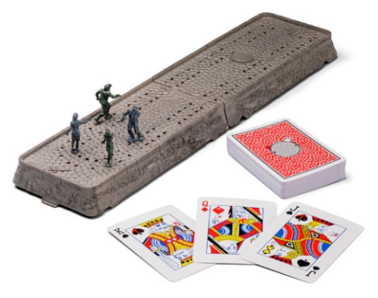 Zombie Cribbage Travel Edition Zombie Travel Game Zombie Gifts Zombie Gift Ideas