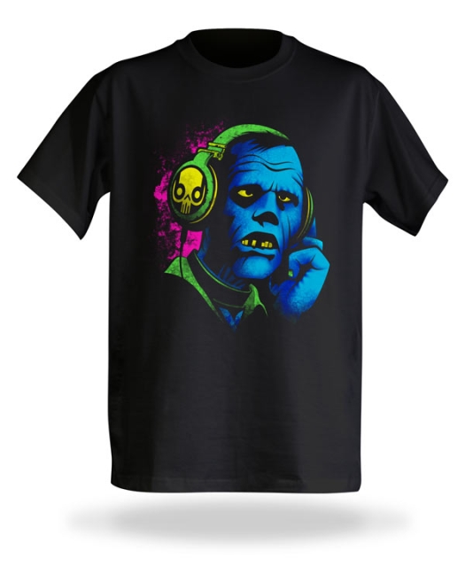 bubstep zombie t-shirt