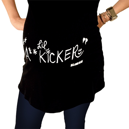 Lil a** kicker maternity shirt walking dead