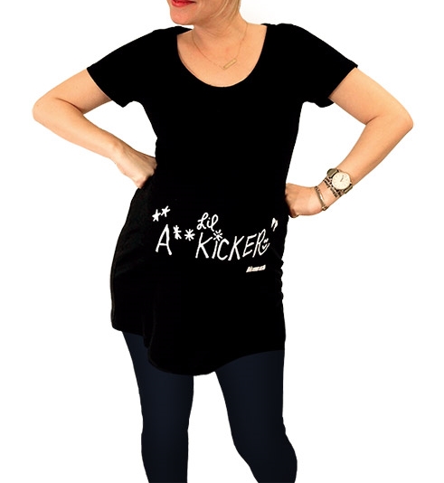 Lil A** Kicker Maternity Top Walking Dead Maternity Shirt