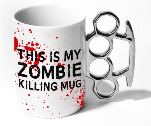 Zombie Killing Knuckle Mug