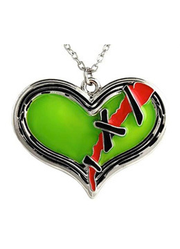 Stitched Zombie Heart Necklace