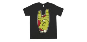 Zombie Rocker T-shirt Zombie tee zombie t-shirt zombie gifts