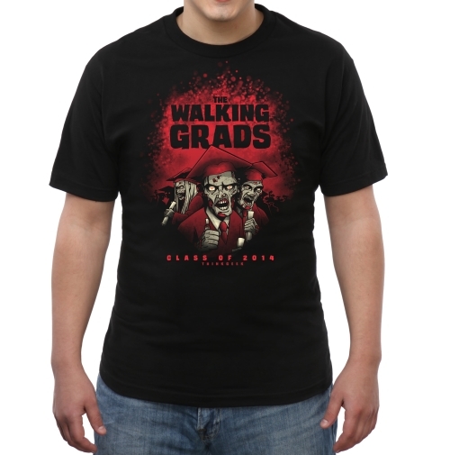 The Walking Grads Zombie T-shirt for Graduation