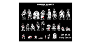 Zombie Car Decals Zombie Gift