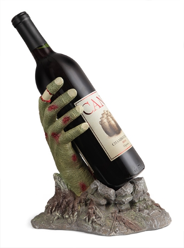 Zombie Gift: A Zombie Hand Wine Bottle Holder