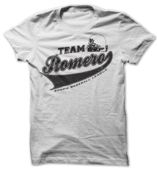 Team Romero Zombie Baseball T-shirt Zombie Gifts