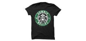 Z buck Zombie Bucks Zombie Coffee T-shirt