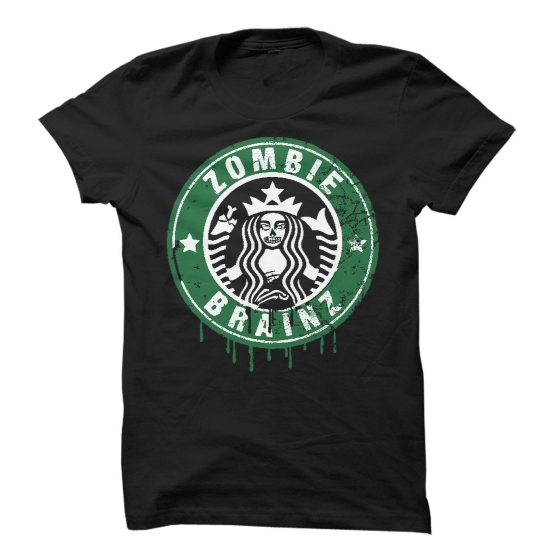 Zombie Zbucks Coffee T-shirt Zombie Gifts Zombie clothing shirts apparel
