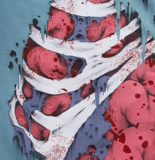 Zombie Hoodie Closeup