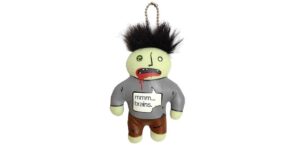 Zombie keychain plush key chain toy