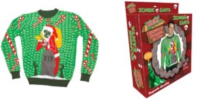 Ugly Christmas Sweater Zombie Santa Zombie Gifts