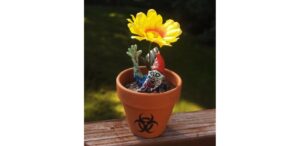 Zombie Gnome Pushing Up Daisies