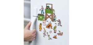 Zombie Apocalypse Magnet Set Affordable Zombie Gifts