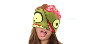 Knit Zombie Hat Beanie Zombie Gifts