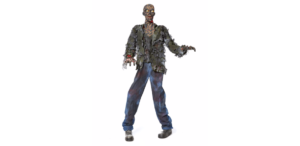 smoldering zombie charred walker animated prop