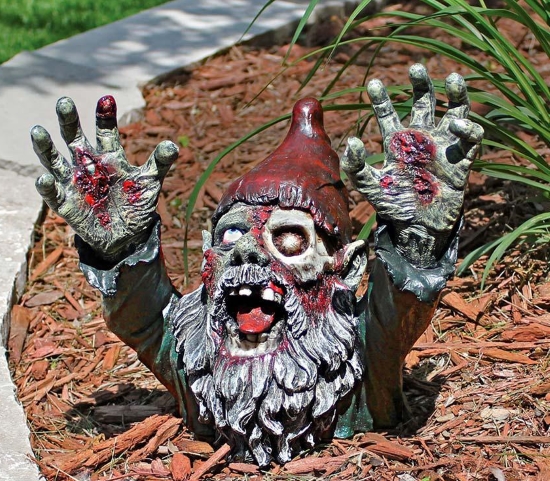 Zombie Garden Gnome Zombie Gift